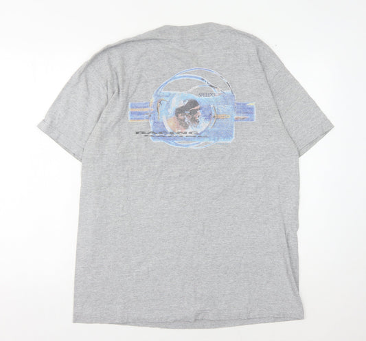 Speedo Men's Grey L Sports Graphic T-Shirt