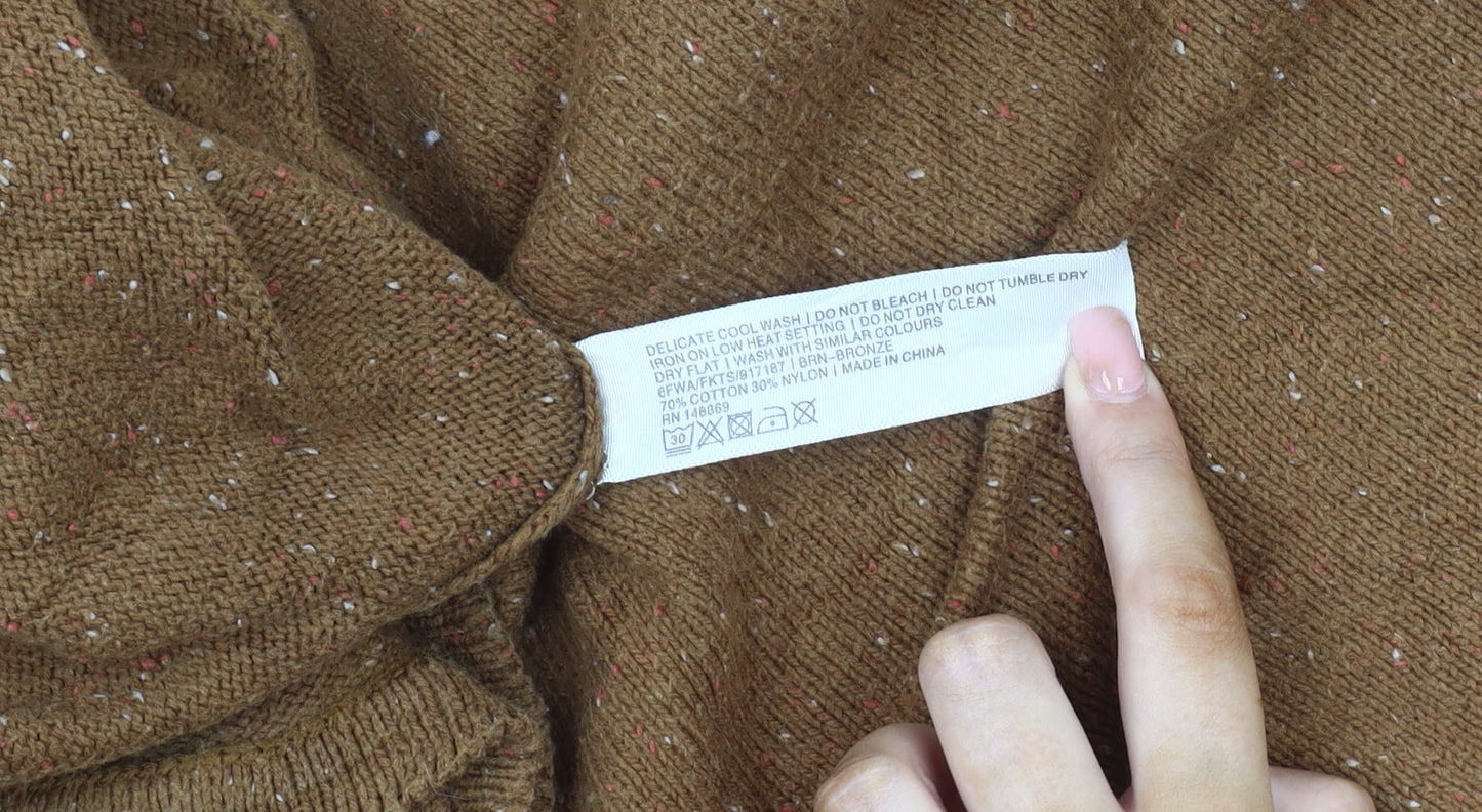 Fatface Women's Brown Pullover Jumper Size 10