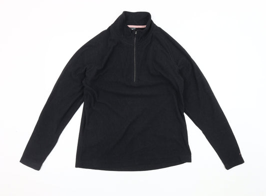 Trespass Women's Black Fleece Pullover Sweatshirt - L