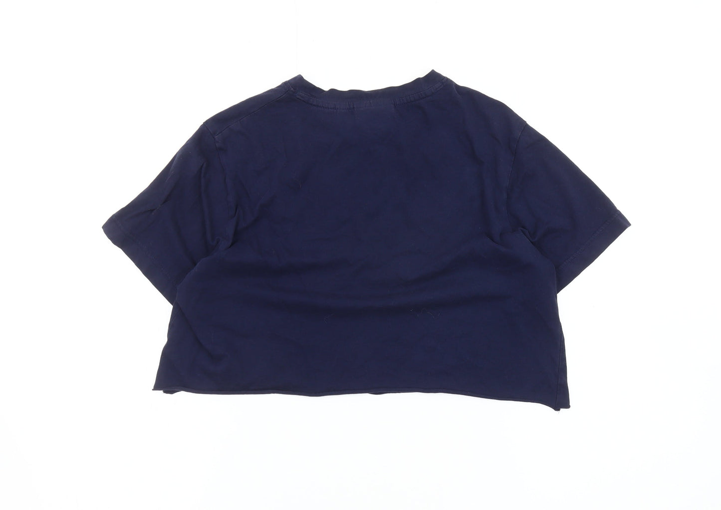 Fila Blue Cropped T-Shirt M for Unisex Adults