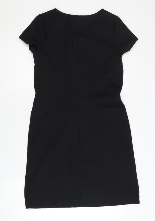 Boden Women's Black Shift Dress Size 12 with Pockets