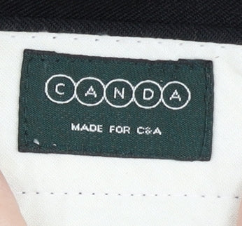 Additional view of Canda Men's Black Pleated Trousers -, size 39, Regular