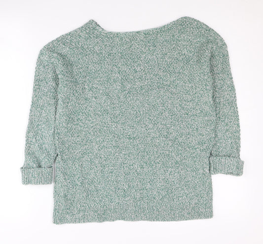 FatFace Women's Green Cotton Pullover Jumper Size 10