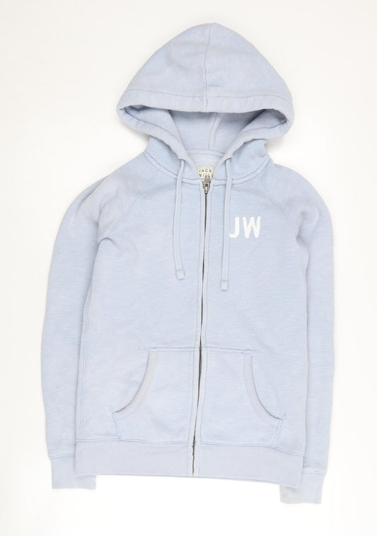 Jack Wills Blue Women’s Full Zip Hoodie Size 8