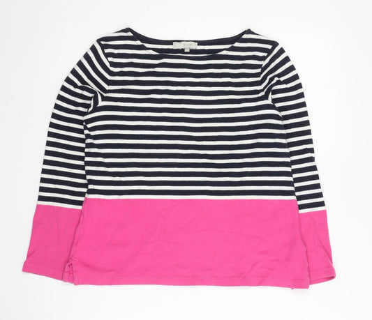 Hobbs Women's Multicoloured Striped Jumper S