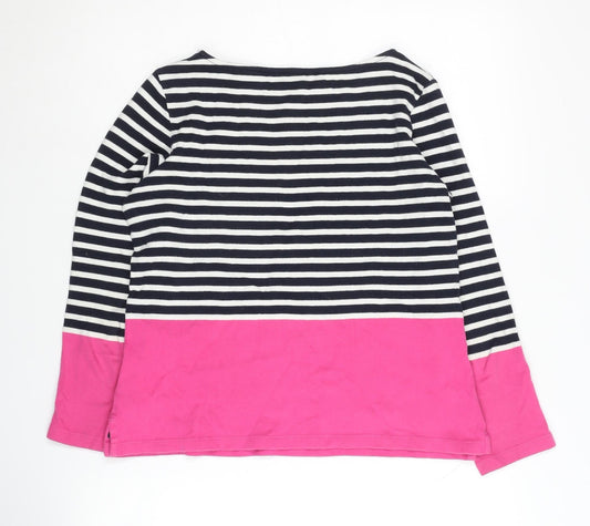 Hobbs Women's Multicoloured Striped Jumper S