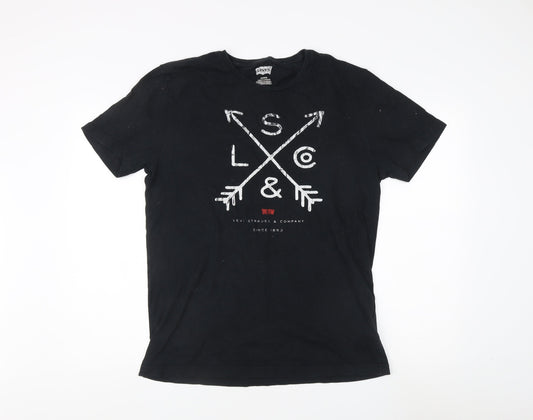 Levi's Men's Black Graphic T-Shirt M