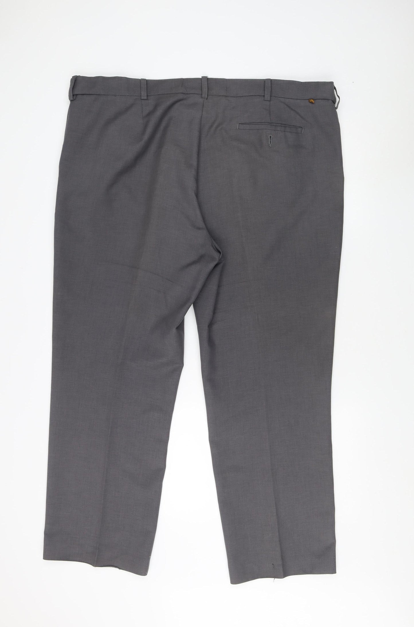 Farah Men's Grey Dress Pants, Size 44, Classic Fit