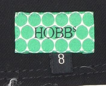 Hobbs Women's Black Wool Trousers Size 8