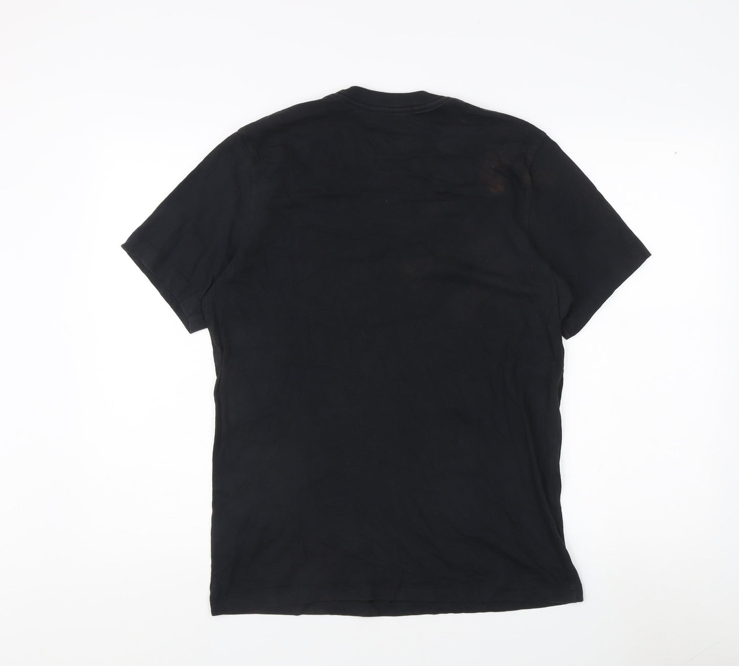 Nike Men’s Black Cotton Logo T-Shirt Size M