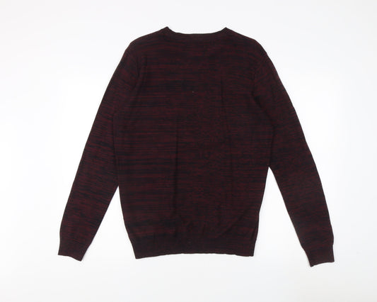 Jack & Jones Men's Red Pullover Jumper, Size L