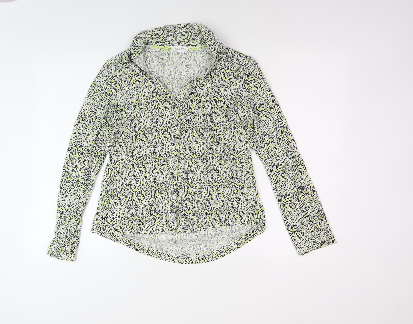 White Stuff Women's Multicoloured Button-Up Shirt, Size 10