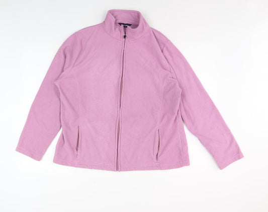 Peter Storm Women's Pink Fleece Jacket Size 18