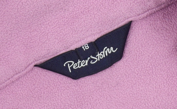 Peter Storm Women's Pink Fleece Jacket Size 18