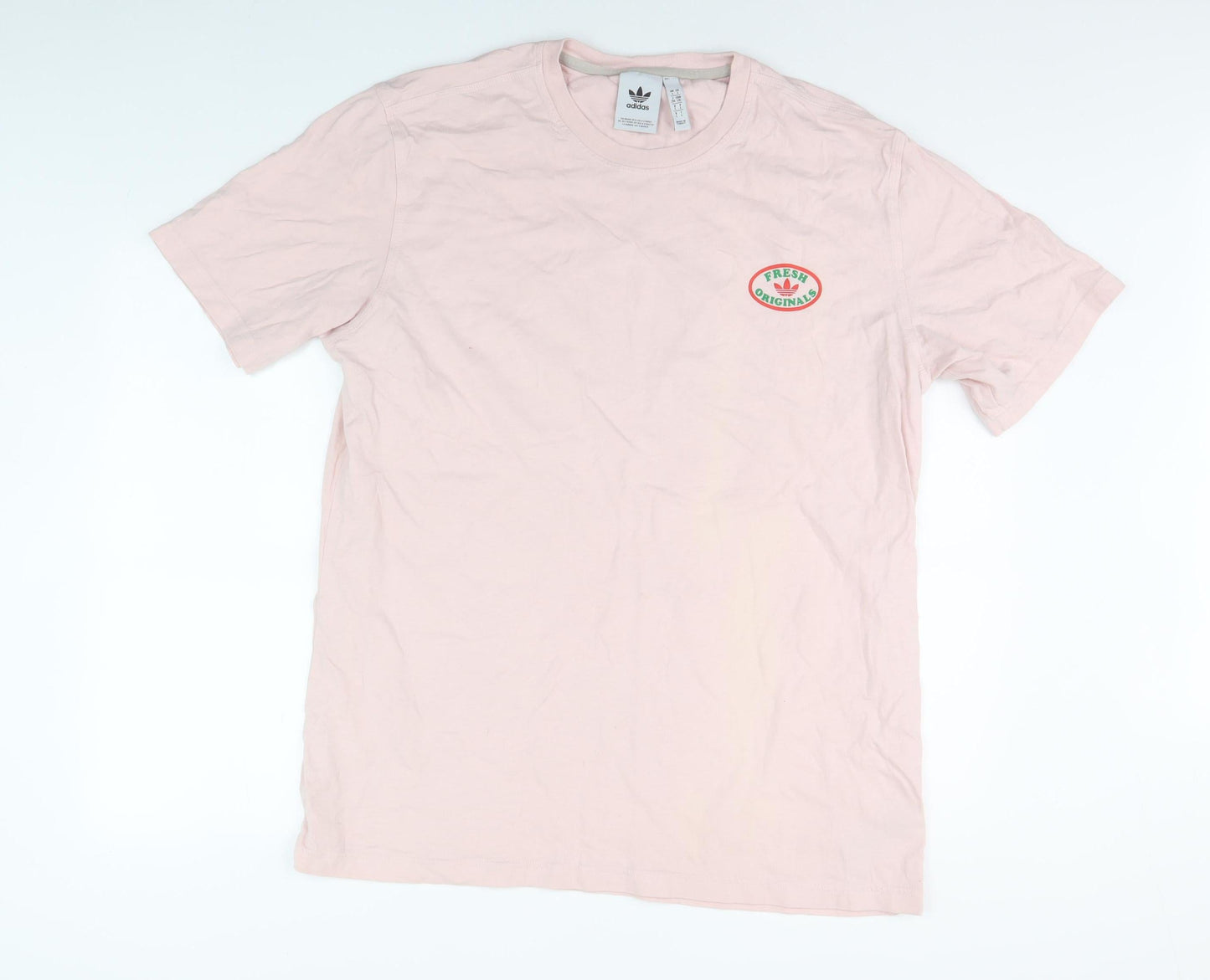 Adidas Unisex Pink Fruit Club T-Shirt L