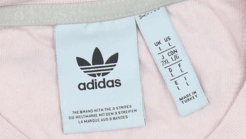 Adidas Unisex Pink Fruit Club T-Shirt L