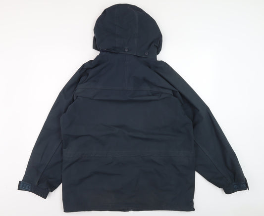 Trespass Men's Blue M Waterproof Hooded Jacket