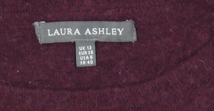 Laura Ashley Women's Red Pullover Jumper Size 12