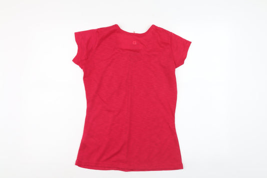 Mountain Warehouse Women's Red T-Shirt Size 8