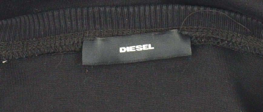 Diesel Men's Black Pullover Sweatshirt M