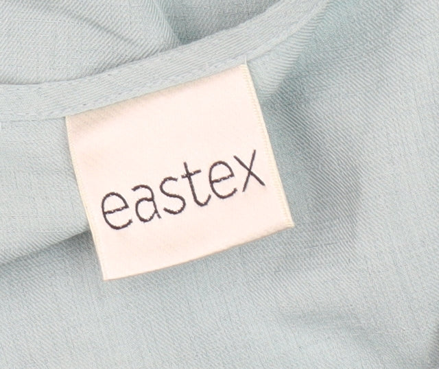 Eastex Women's Green V-Neck Blouse Size 14