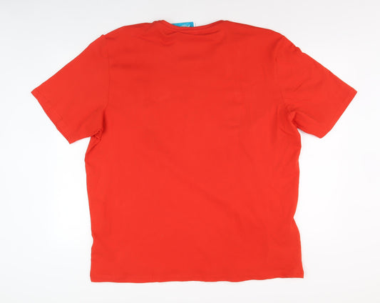 UEFA Euro 2020 Men's Red XL Sports T-Shirt