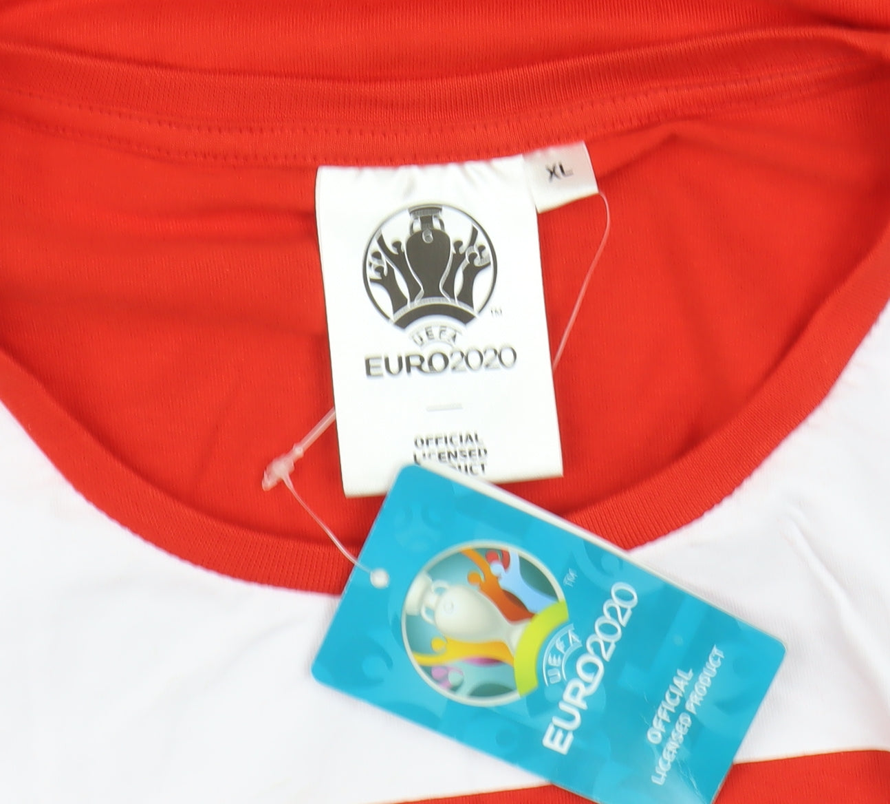 UEFA Euro 2020 Men's Red XL Sports T-Shirt