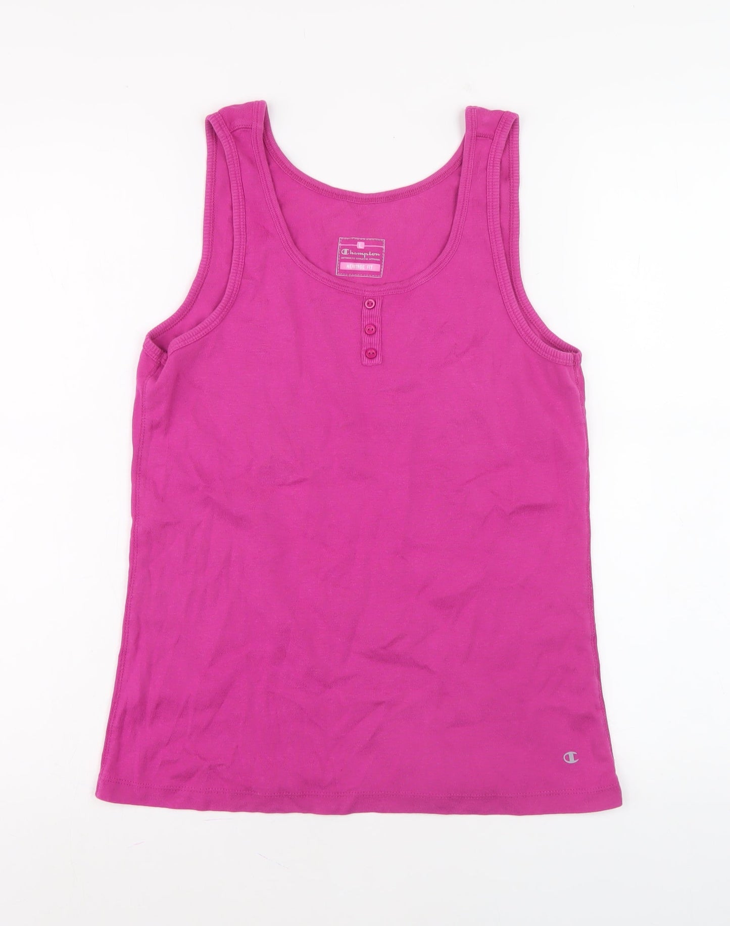 Champion Women's Pink Tank Top - Size L