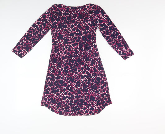 Boden Women's Multicoloured Animal Print Fit & Flare Dress Size 6