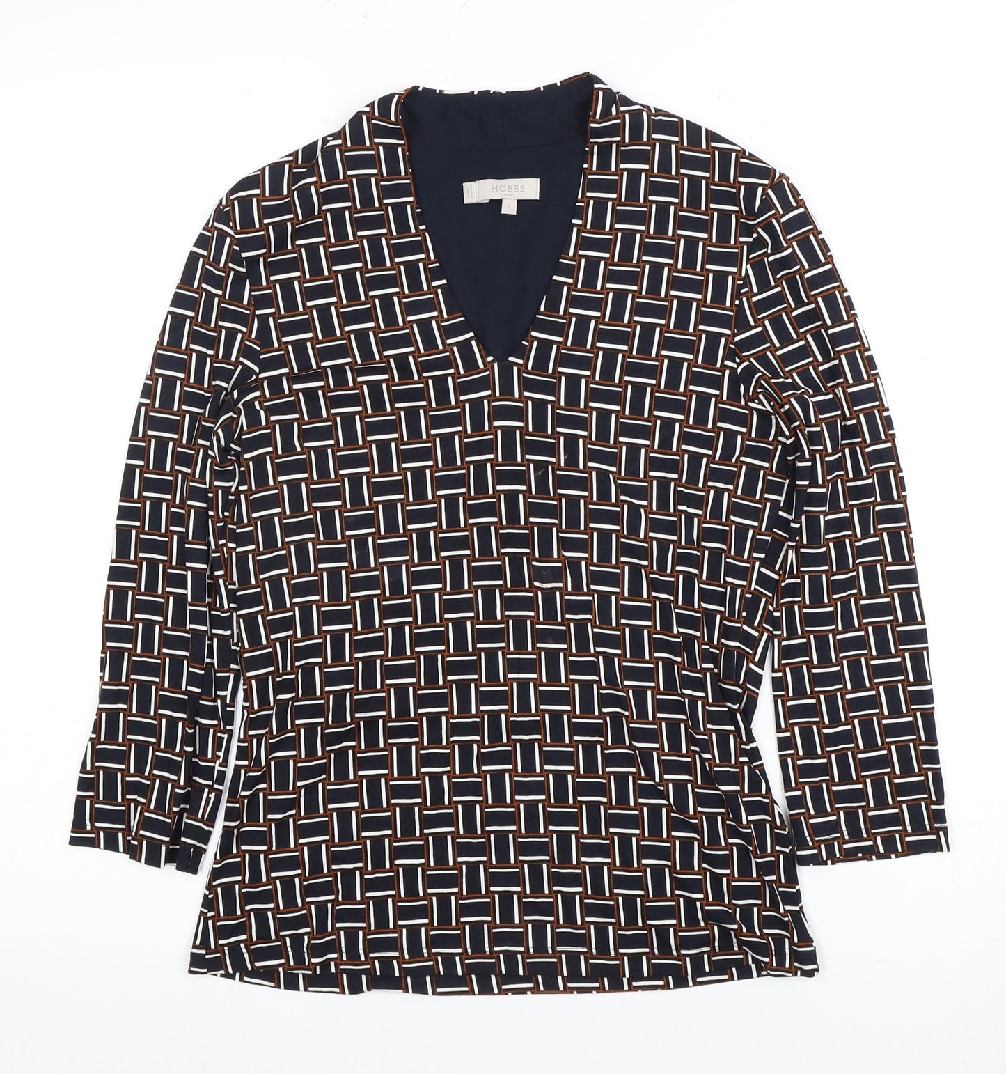 Hobbs Women's Multicoloured Geometric Blouse S