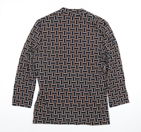 Hobbs Women's Multicoloured Geometric Blouse S