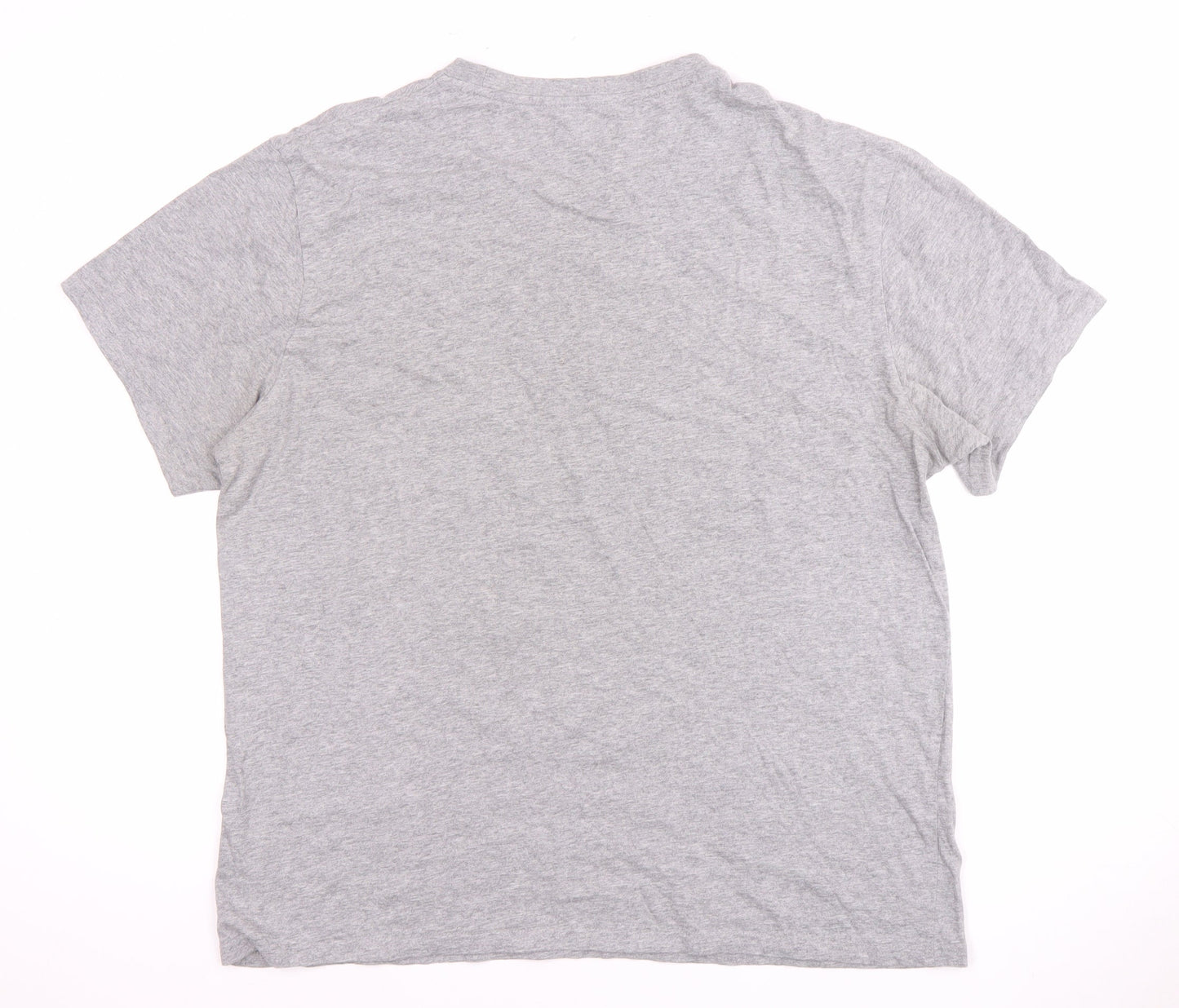 DKNY Men's Grey Short Sleeve Crew Neck T-Shirt L