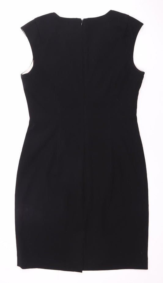 Calvin Klein Women's Black Sheath Dress - Size 10
