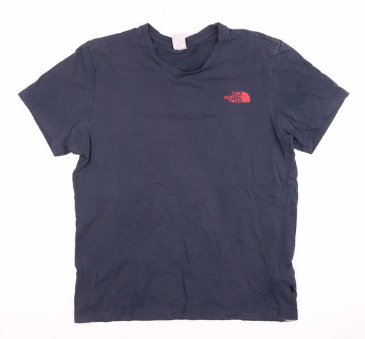 The North Face Men's Blue Cotton T-Shirt M