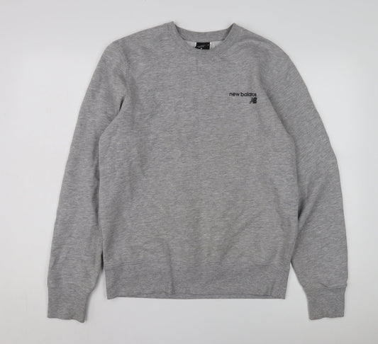 New Balance Men's Grey M Pullover Sweatshirt