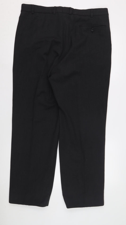 C&A Men's Black Dress Pants - Size 36, Formal Wear
