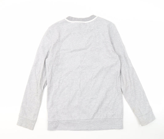 Reebok Men's Grey Pullover Sweatshirt, Size S