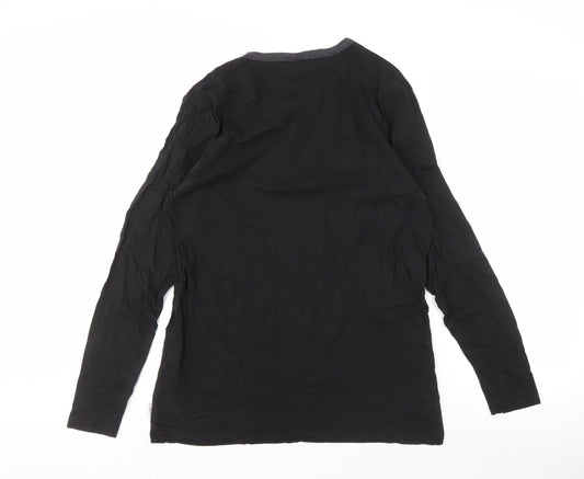 Jack & Jones Men's Black XL Long Sleeve T-Shirt