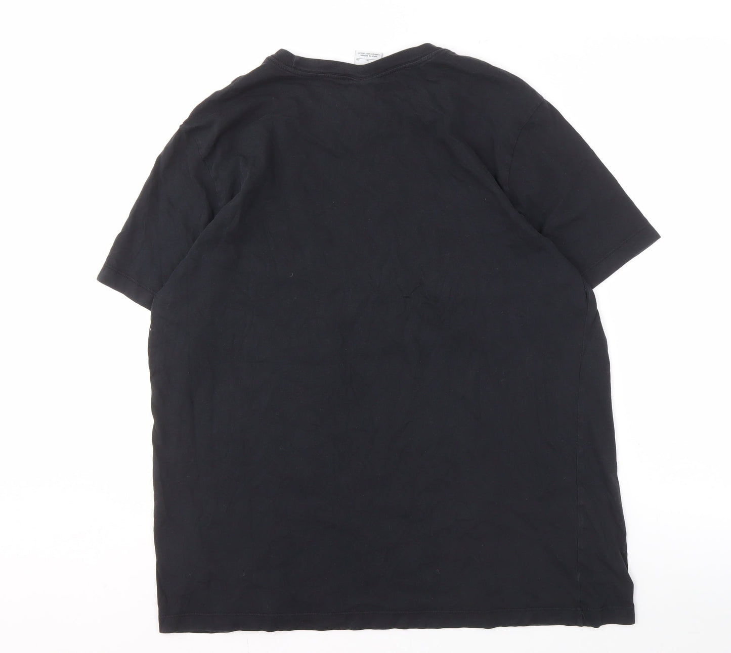 Nike Men's Black XL Crew Neck T-Shirt with Logo