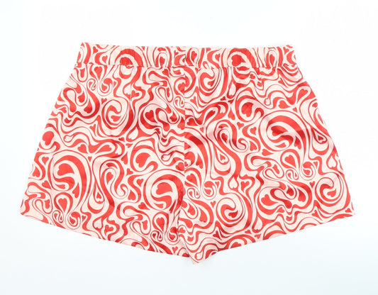 Monki Women's Red Graphic Print Sleep Shorts XL