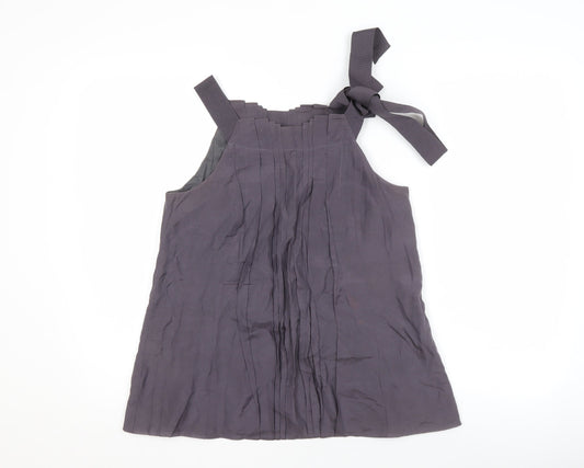 Ted Baker Women’s Grey Silk Cotton Tank Top S