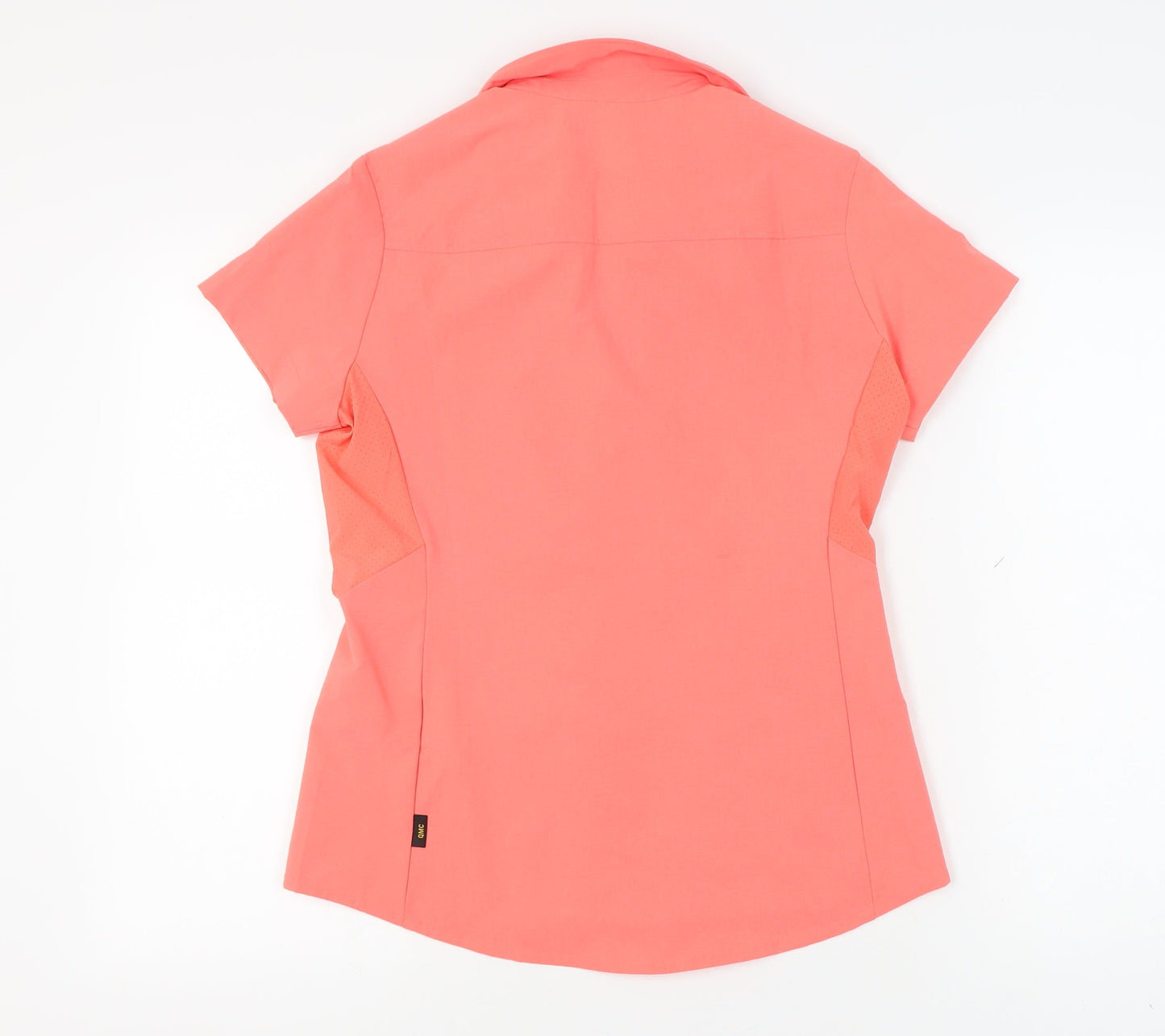 Jack Wolfskin Women's Orange Button-Up Shirt UK 8/10