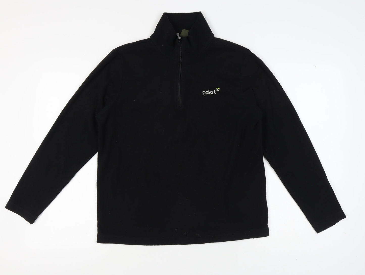Gelert Men's Black Fleece Pullover, Size S