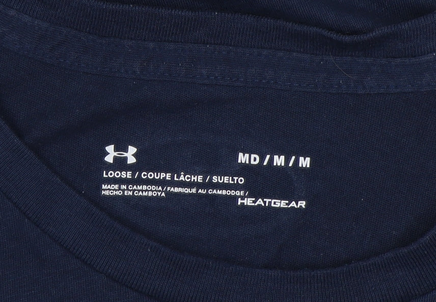 Under Armour Men's Blue M Relaxed Fit T-Shirt