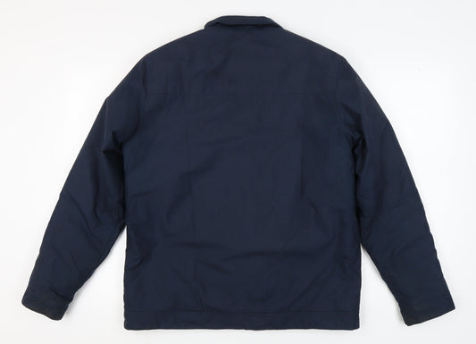 James Pringle Men's Blue Mid-Length Basic Jacket M