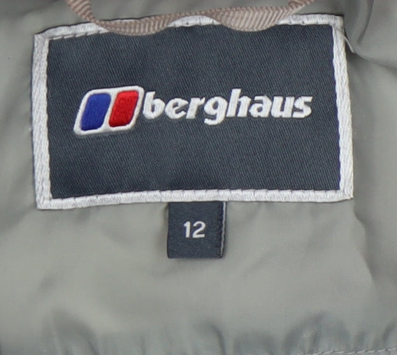 Berghaus Women's Red Waterproof Hooded Jacket Size 12