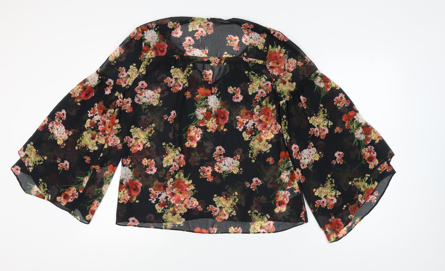 Laura Ashley Women's Multicoloured Floral Tunic Blouse, Size 12