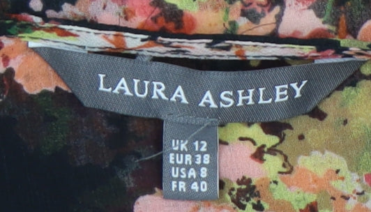 Laura Ashley Women's Multicoloured Floral Tunic Blouse, Size 12
