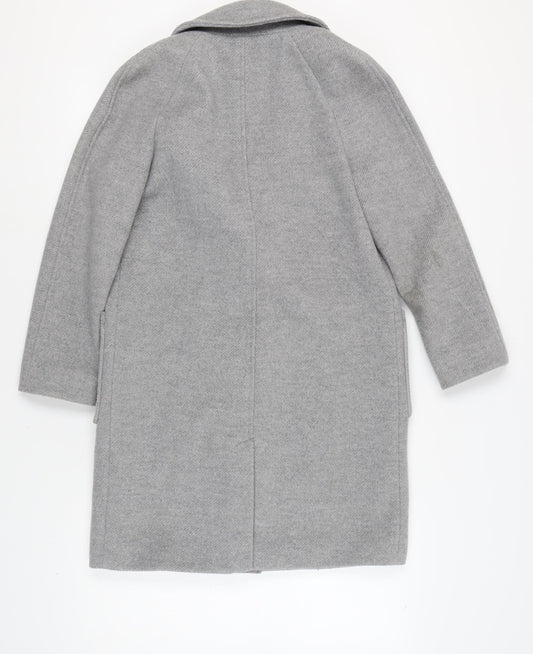 Marks and Spencer Women's Grey Overcoat Size 6