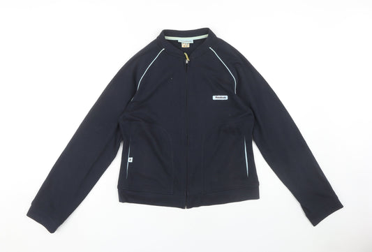 Reebok Women's Black M Sweatshirt, Full Zip, Gym Ready
